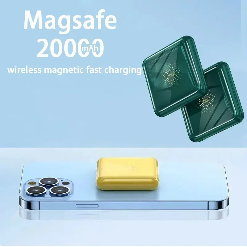 Mini Magsafe Power Bank 50000Mah Compact Portable Cell Phone Alimentatore Esterno Wireless Fast Charging Magnetic Power Bank