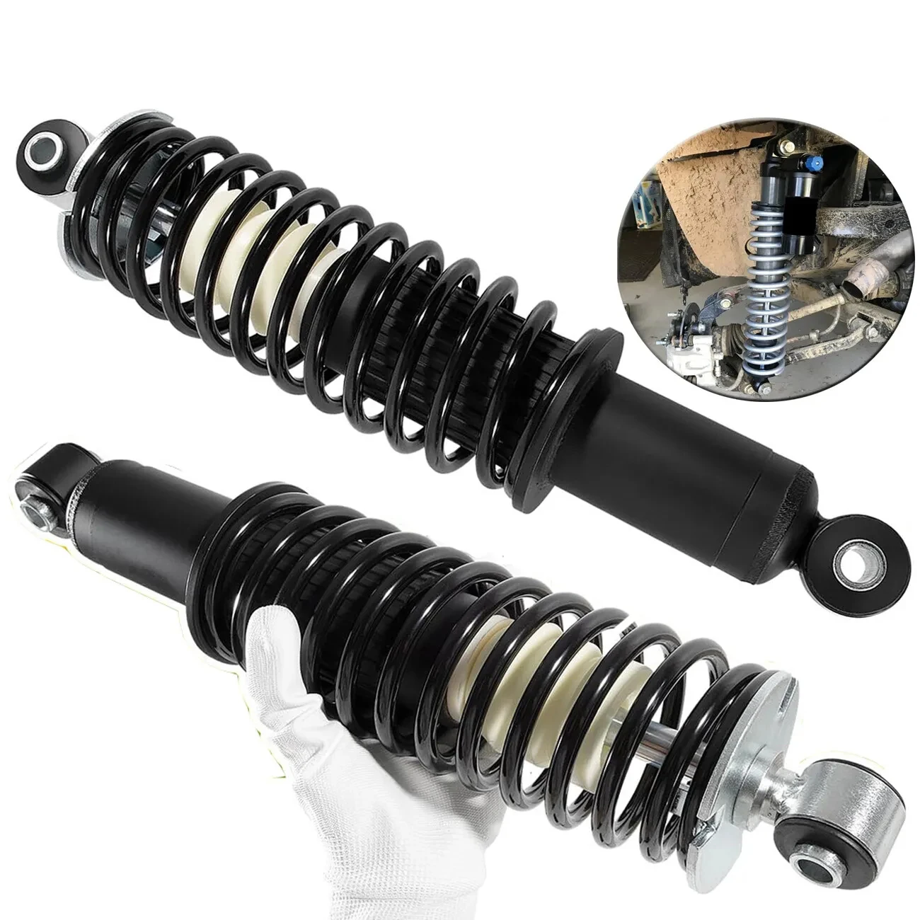 Tm 2Pcs Ammortizzatore Posteriore A Molla Elicoidale Adatto Per John Deere Gator Hpx 4X4, Diesel, Hpx 615E Hpx 815E 2004-2020