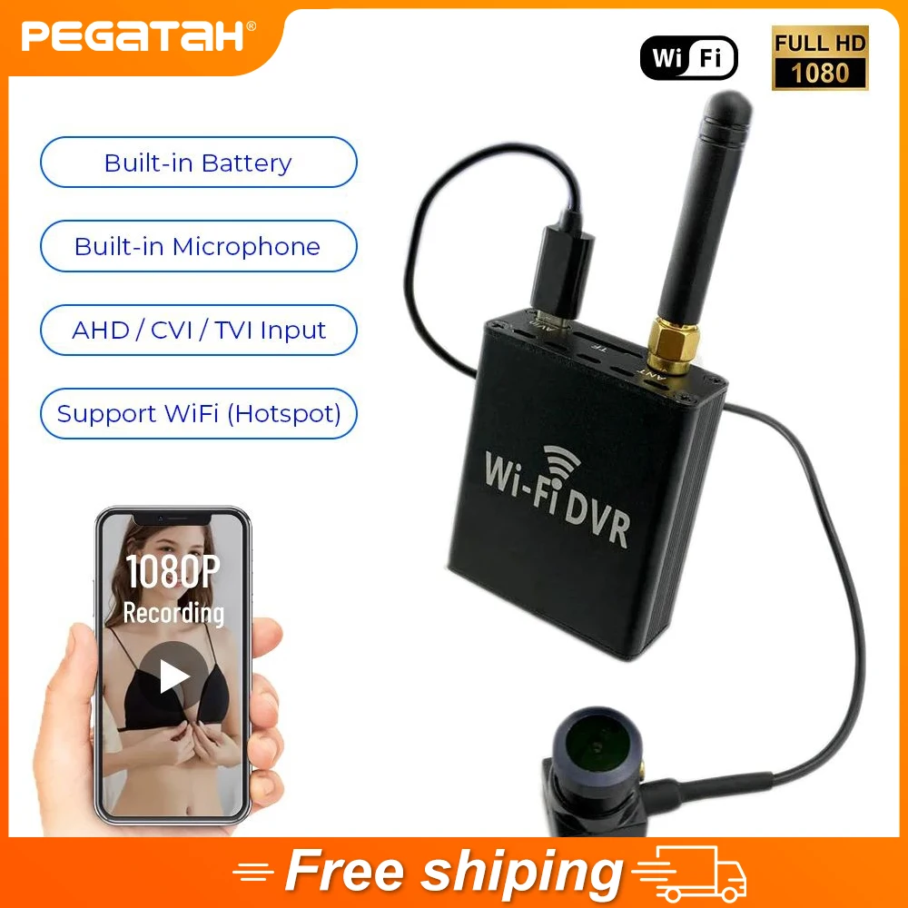 1080P Mini Wifi Dvr Kit Videocamera Videoregistratore Onvif Ahd Dvr P2P Video Audio Dvr Recorder Slot Per Schede Tf Da 128Gb