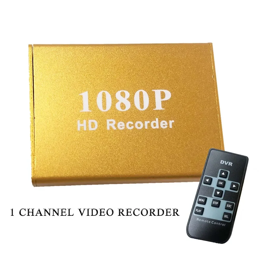 1Ch Dvr Veicolo Mobile Dvr 1 Canale Videoregistratore 1080P Hd Ahd 2Mp Tvi Mini Sd Card Supporto Dvr Mobile Max 128Gb Sd Card