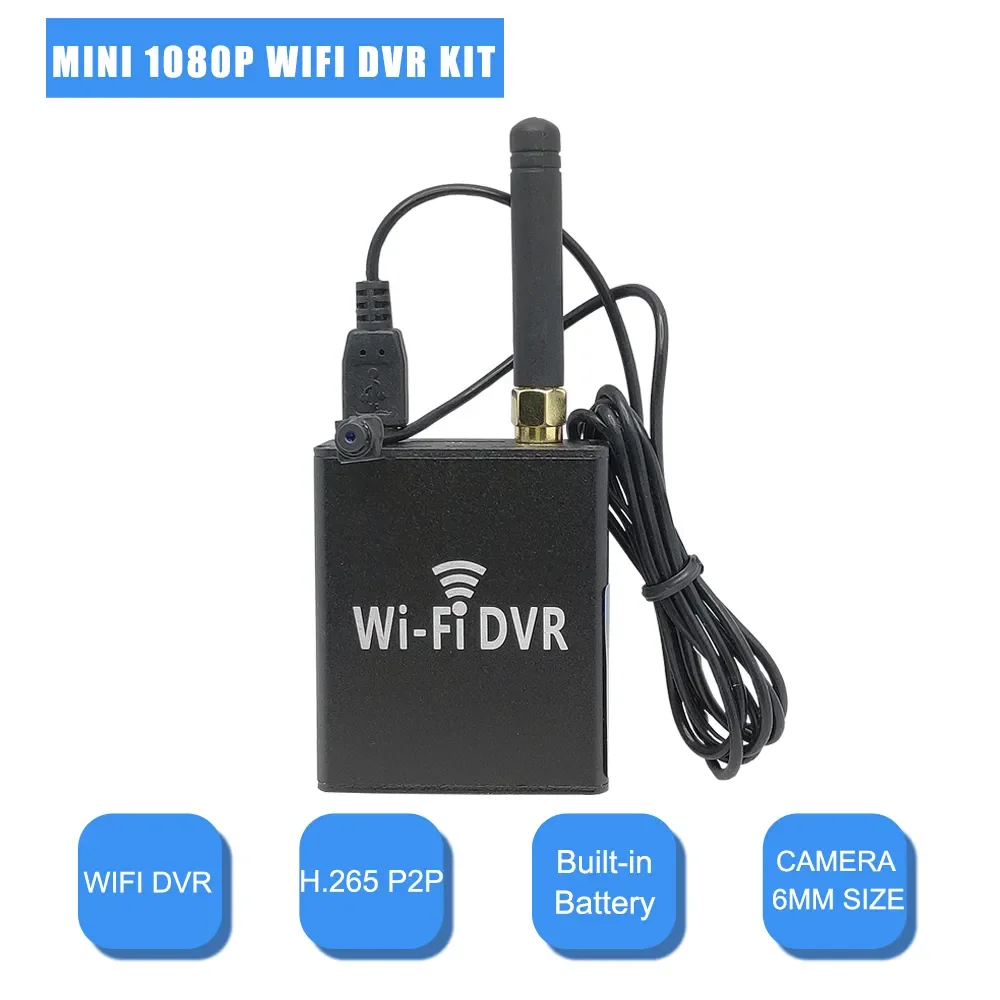 1080P Wifi Dvr Wireless Mini Registratore Dvr Con 720P 6*6Mm Mini Kit Telecamera Videoregistratore Di Sorveglianza Onvif Dvr Mini Ahd Recorde