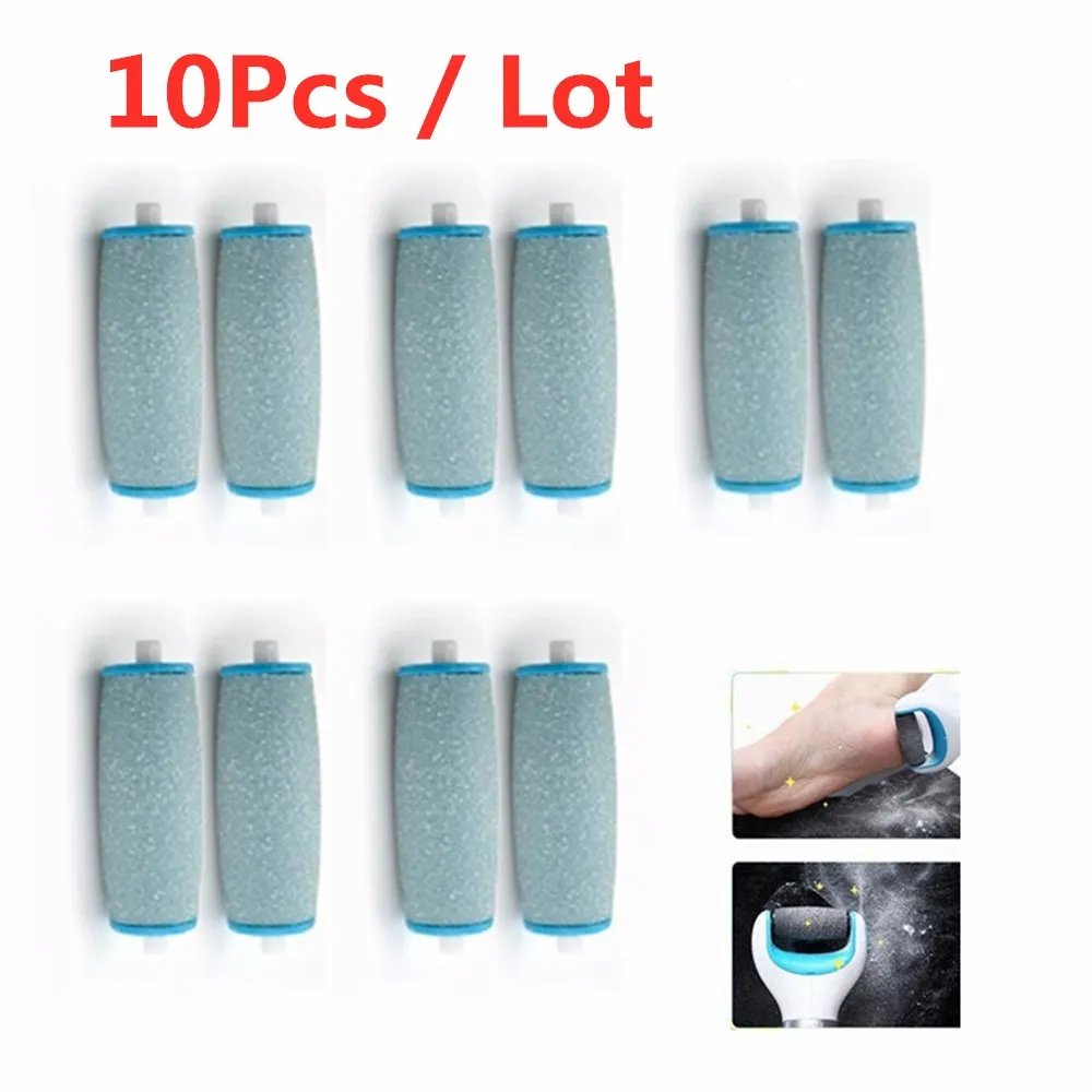 10 Pezzi Di Ricambio Nero Testine A Rullo Per Pro Pedicure Strumento Per La Cura Del Piede Piedi Scholls Rulli Per Lime Elettronici Per Rimozione Dell