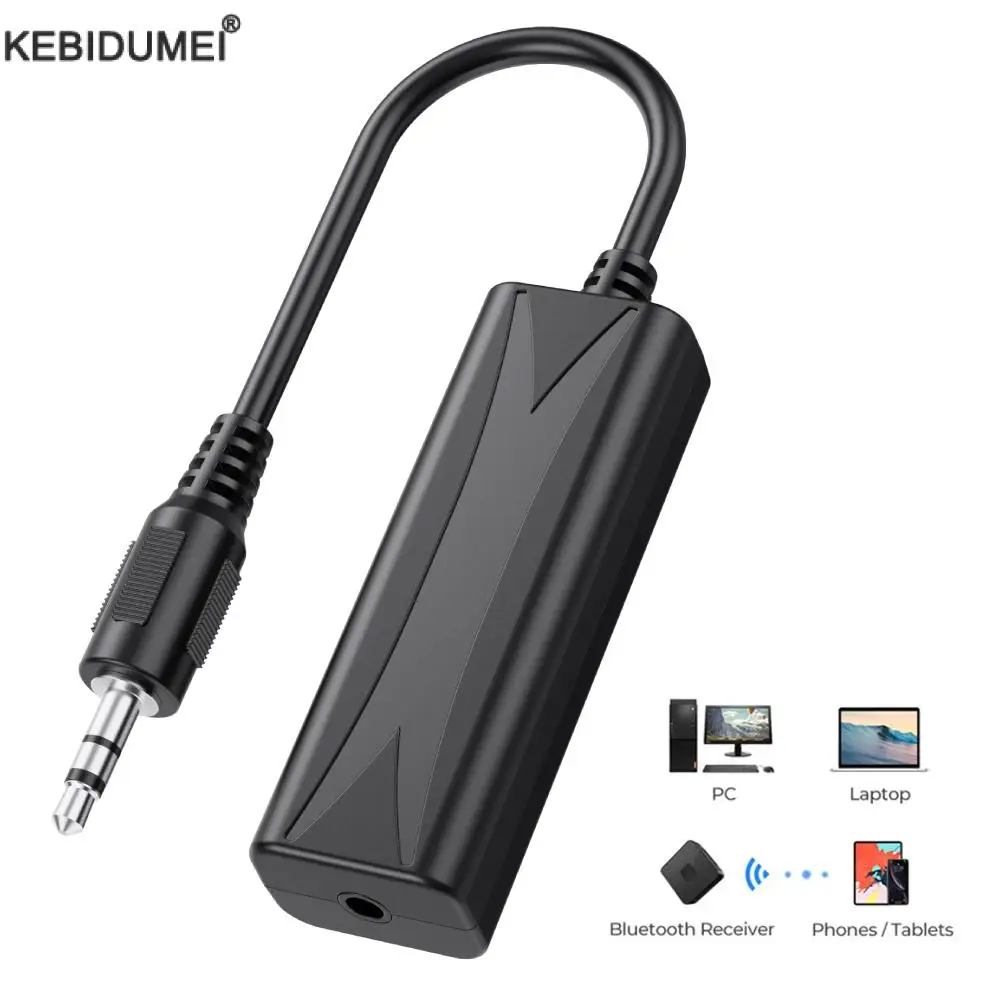 3.5Mm Aux Audio Noise Filter Ground Loop Noise Isolator Elimina Il Ronzio Per L'Amplificatore Domestico Del Sistema Audio Stereo Per Auto