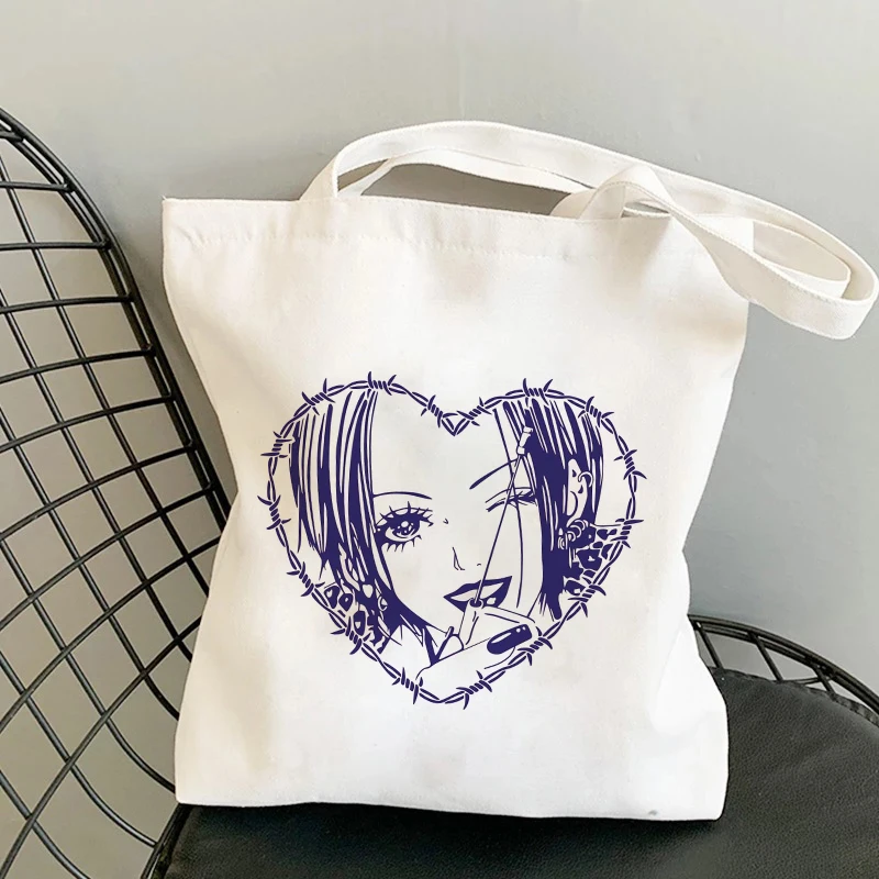 Shopping Bags Nana Anime Manga Ren Honjo Kawaii Girl Shopper Bag Stampa Canvas Tote Bag Borse Borsa Da Donna Borsa A Tracolla Harajuku