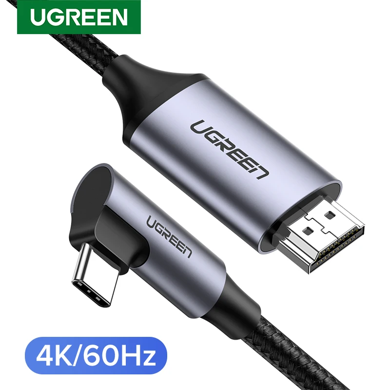 Ugreen Cavo Usb C A Hdmi Tipo C Convertitore Hdmi Thunderbolt 3 Per Macbook Ipad Pro 2018 Usb-C Adattatore Hdmi Usb Type-C Hdmi