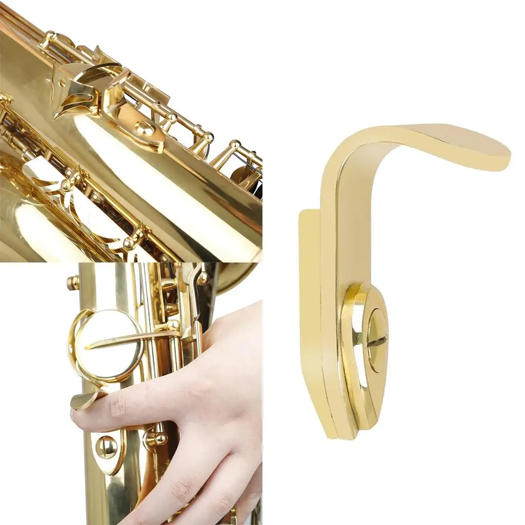 Nuovo Contralto/Tenor Sassofono Pollice Gancio Resto, Sax Alto, Tenor Thumb Holder