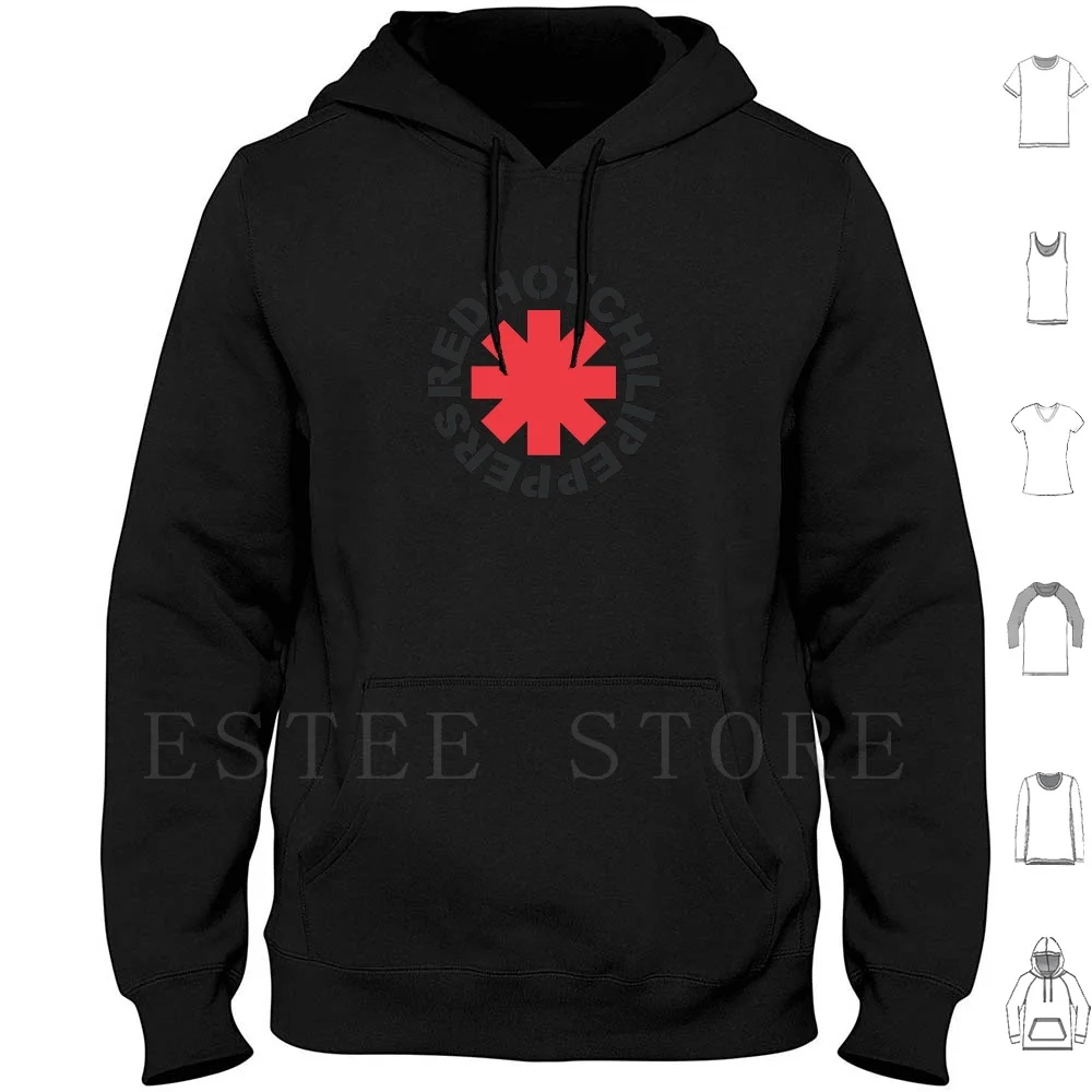 Felpe Calde A Maniche Lunghe Con Logo Rosso Peperoni Peperoncino