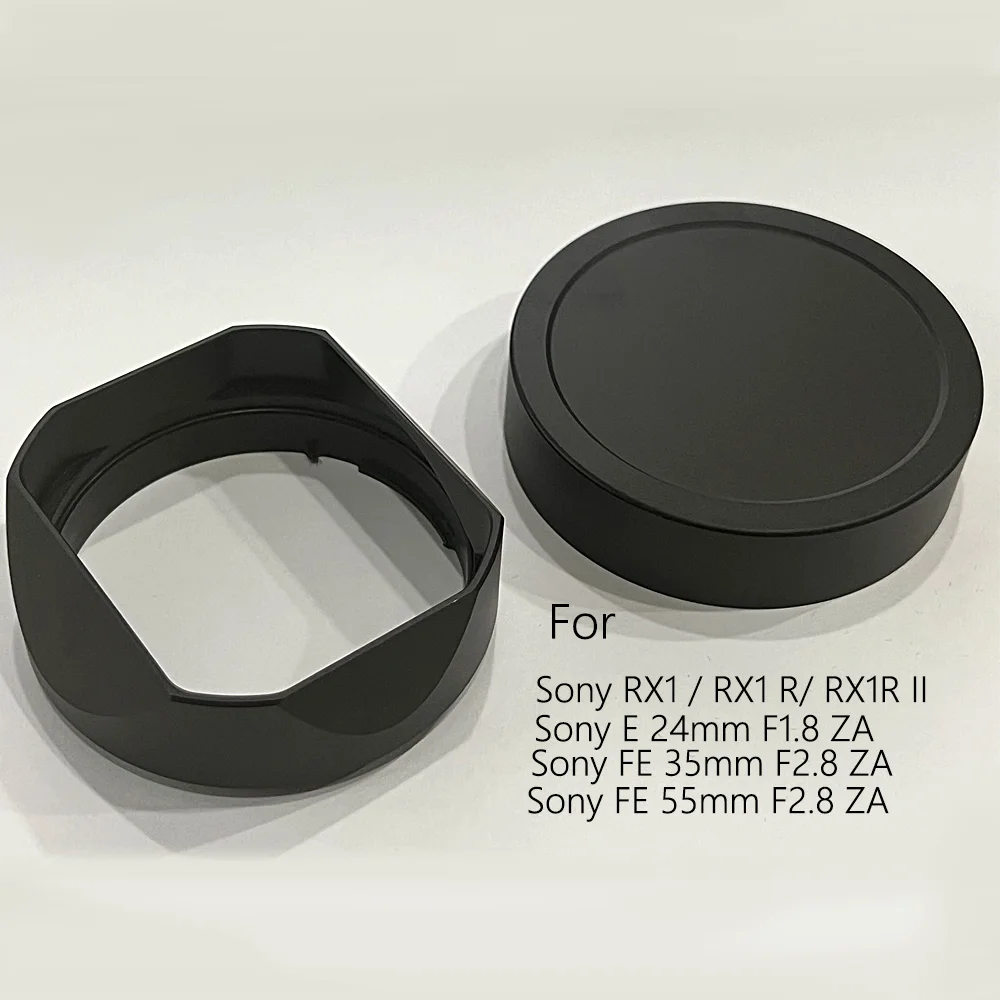 Paraluce Quadrato In Metallo A Baionetta Per Sony Rx1R Rx1Rm2 Sony Fe 55Mm F1.8 Fe35Mm 2.8