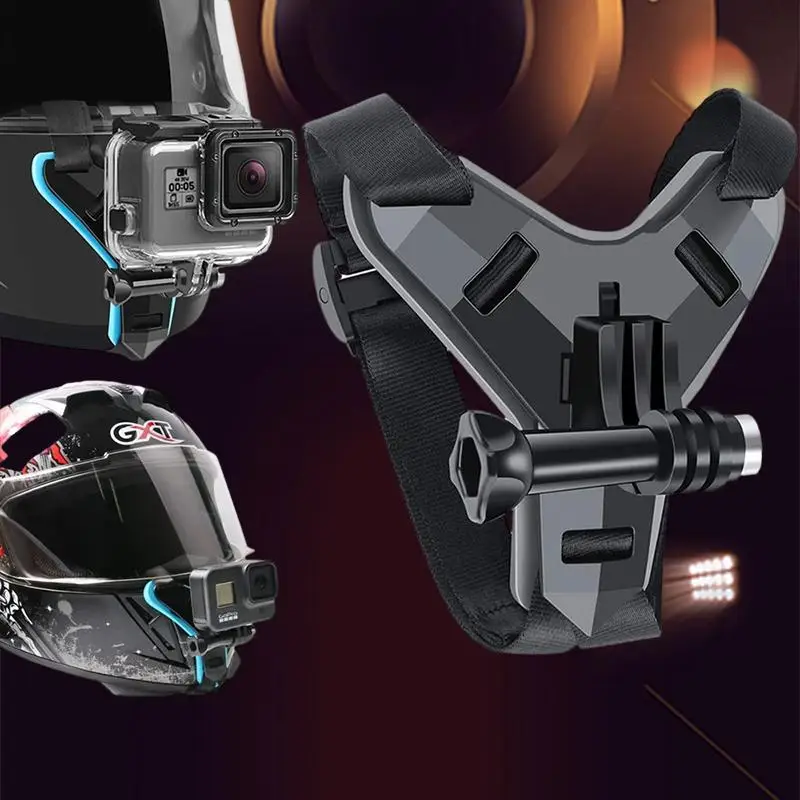 Ultimate Gopro Hero Helmet Strap Bracket Per 9 8 7 6 5 4 3 M - Secure Your Action Camera Con Fiducia