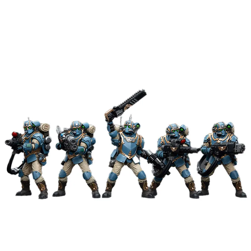 In Magazzino Joytoy Warhammer Astra Militarum Tempestus Scions Squad 55Th Kappic Eagles Templestor Templestone Scion Robot Action Model