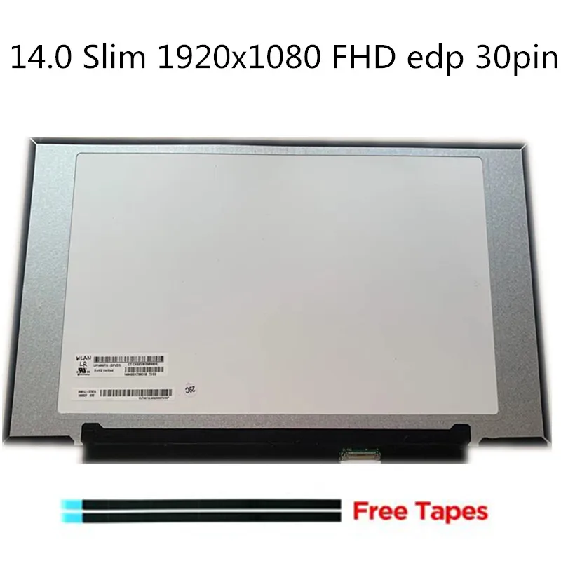 Schermo Lcd Ips Da 14 Pollici Display A Led N140Hca-Ead Tv140Fhm-Nh1 1920 X1080 Edp 30Pin Opaco