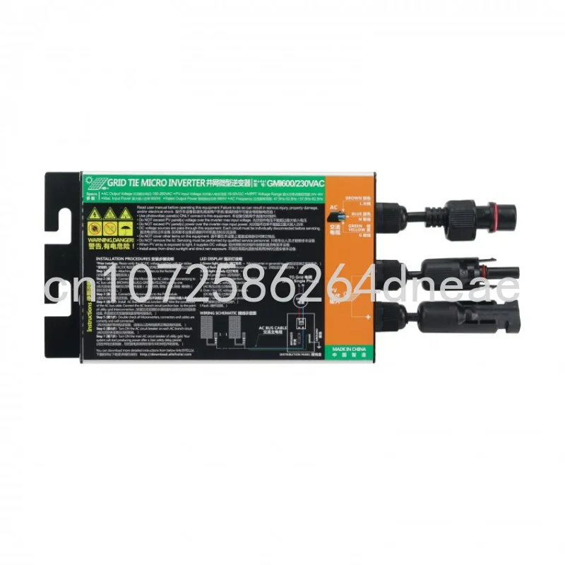 Gmi500 500W Gmi600 600W Gmi700 Uscita 700Wsingle-Phase Sistemi Fotovoltaici Trifase Flessibili Micro Inverter Grid Tie Microinverter Solare