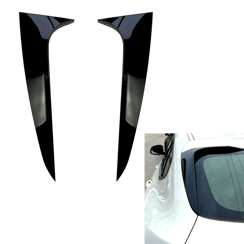 Splitter Posteriore Canard Parabrezza Window Trim Spoiler Wing Gloss Black Tail Gate Copertura Del Coperchio Del Bagagliaio Per Bmw X4 G02 2019-2020