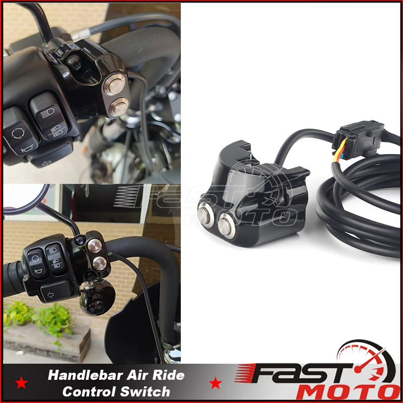 25Mm 1 "Bar Moto Air Ride Sospensione Controller Switch Kit Per Harley Touring V-Rod Dyna Sportster Xl883 Xl1200C 1200 883