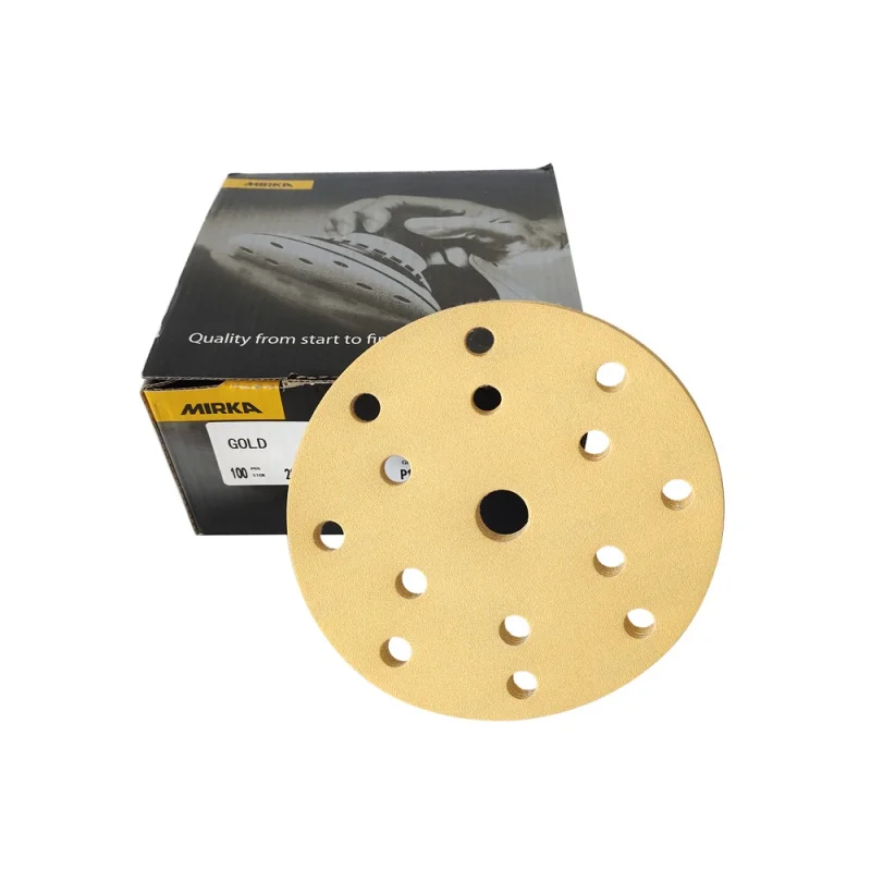 Mirka 6 Inches 150Mm 100 Sheets Of Car  Sandpaper Dry Grinding Polishing Sandpaper 80-500 Grit
