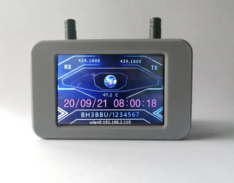 Duplex Mmdvm Uhf Hotspot 3.5 "Kit Custodia Lcd Supporto Dmr D-Star Ysf(C4Fm) P25 Nxdn Tasca
