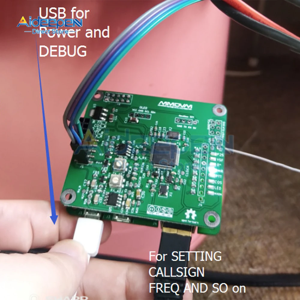 Nuova Versione Mmdvm Open-Source Multi-Mode Digital Voice Modem Scheda Ripetitore Digitale Per Raspberry Pi