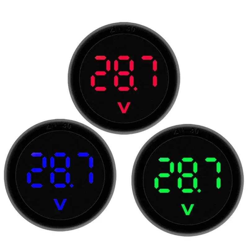 Voltmetro Impermeabile Dc 4-100V Led Display Digitale Dc Digital Car Voltage Misuratore Di Corrente Volt Detector Tester Monitor Panel