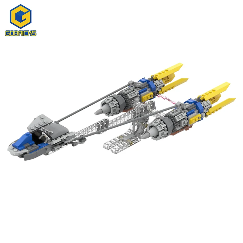 Gobricks Moc-56916 Set Di Podracer Di Anakin 75258 Mod Space Wars Building Block Set Giocattoli Educativi Per Regali Per Bambini Juguetes