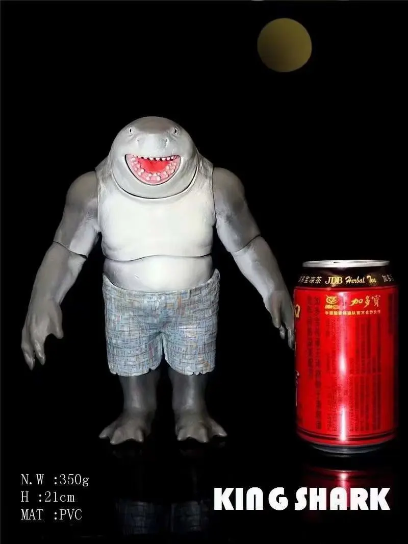 21Cm Nuova Figura King Shark Pvc Action Figure King Shark Mobile Joint Collection Toy Gift