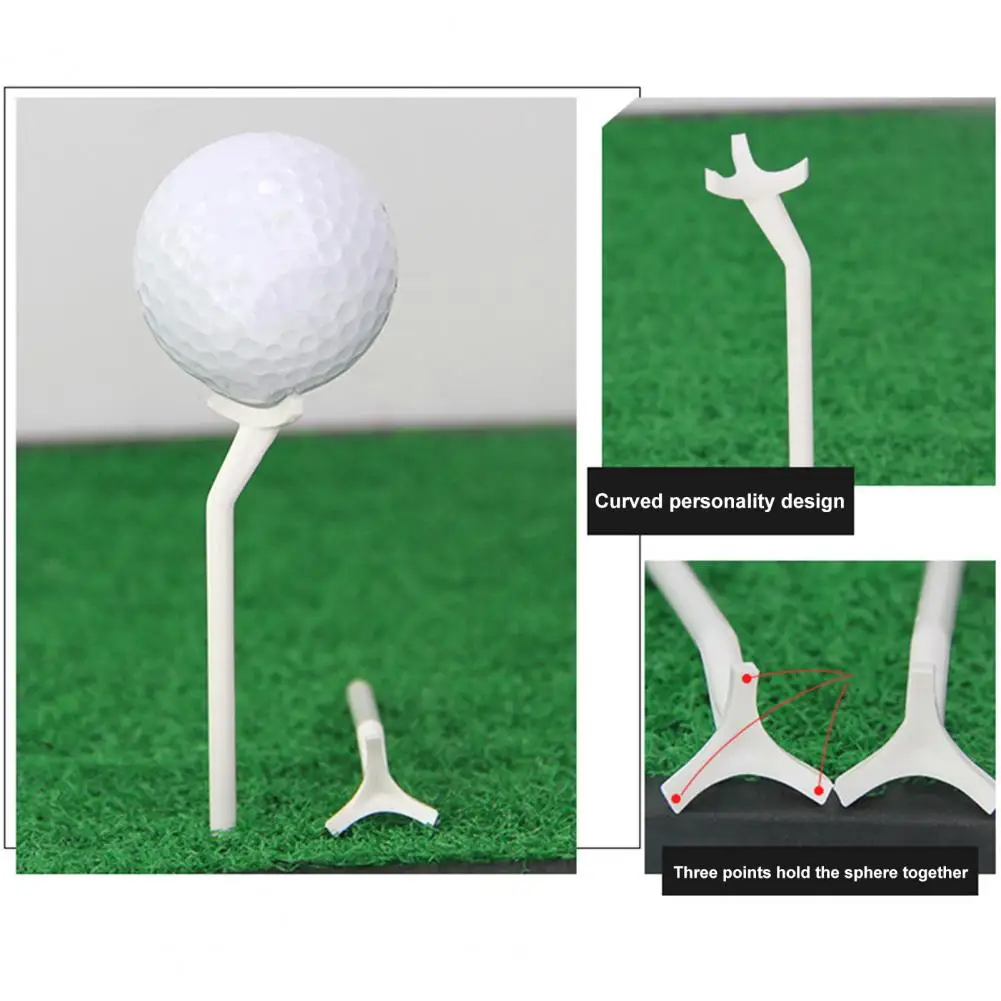 High Golf Tee Durevole Golf Tee Accessori Da Golf Professionali 10 Pezzi Golf In Plastica A 3 Punte Ridotto Per La Pratica Per Le Prestazioni