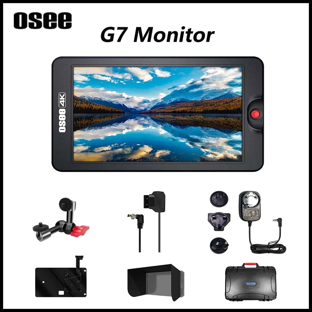 Nuovo Monitor Osee G7 Da 7 Pollici Dslr Camera Field Hdr Ultra-Bright 3000 Nits 1920*1200 Full Hd 3G Sdi 4K Monitor Hdm