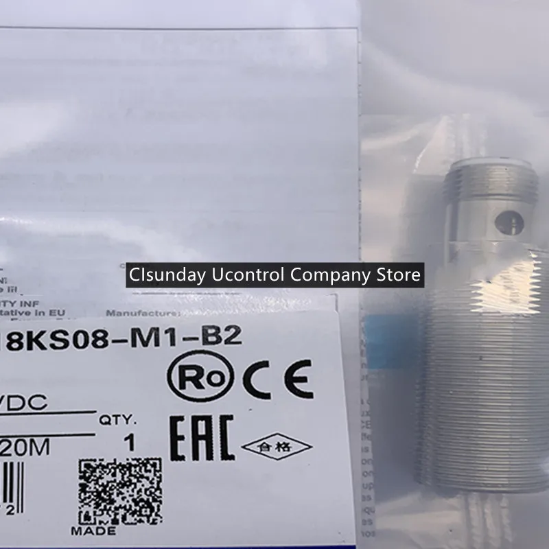 2Pcs Nuovo Sensore 2A-M18Ks08-M1-B1 E2A-M18Ks08-M1-B2 E2A-M18Ks08-M1-B3 E2A-M18Ks08-M1-C1 E2A-M18Ks08-M1-C2 E2A-M18Ks08-M1-C3