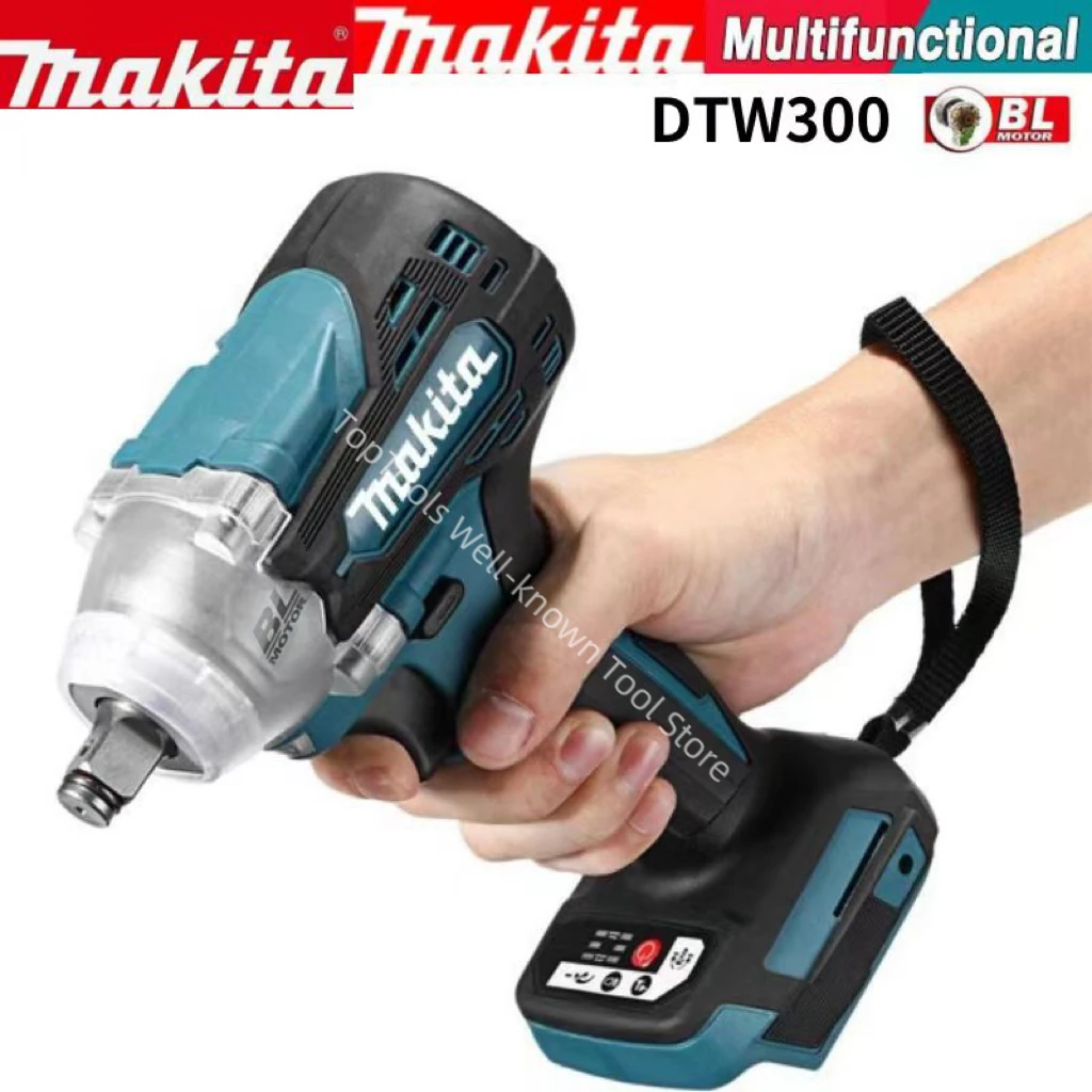 Makita 18V Dtw300 Senza Filo Cacciaviti Elettrici Senza Fili Impact Trapano Elettrico Utensili Di Potenza 1/2 Wireless Impact Wrench Free Shipping Too