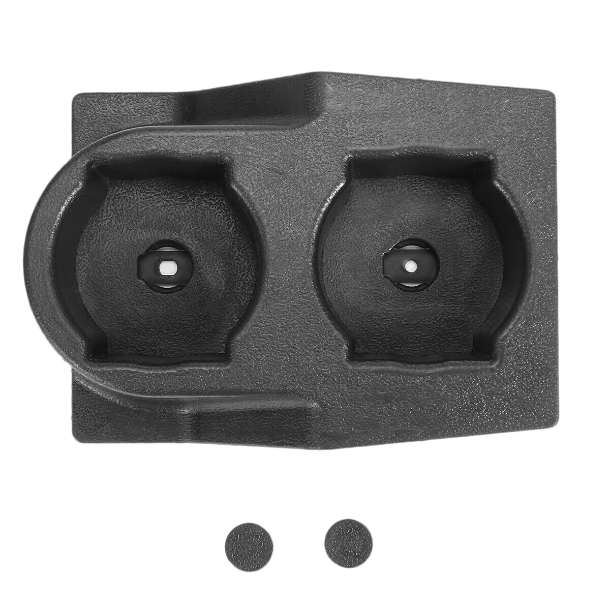 Car Front Center Console Dual Water Cup Holder Inserto Nero Per Nissan Gq Patrol Y60 1988-1997 4Wd