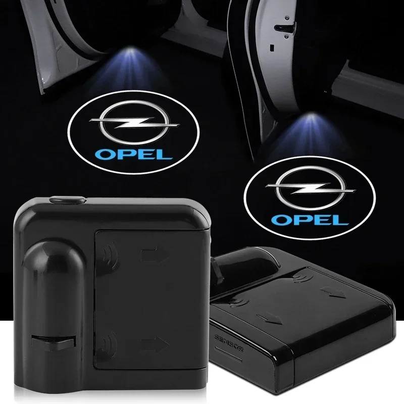 1/2Pcs Led Car Door Welcome Light Car Logo Projector Car Badgee Per Opel Astra J Insignia G Corsa Zafira B Mokka Vivaro Meriva