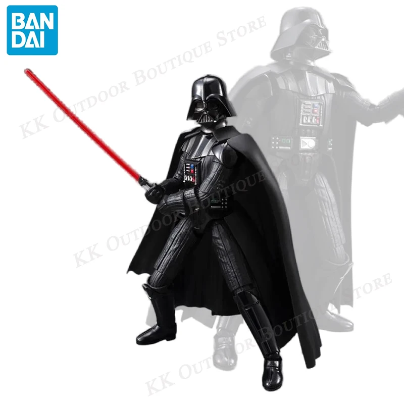 Bandai Genuine Figure Star Wars Darth Vader Action Figure Model Kit Anime Figures Dark Lord Of The Sith Collection Model Toys