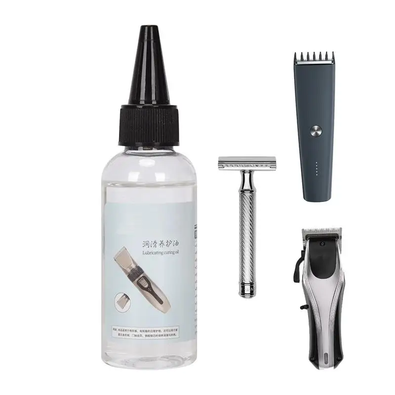 60/100Ml Electric Clipper Shaver Maintenance Oil Lubrificante Hair Trimmer Blade Oil Prevenire Arrugginire Cucire Hair Salon Clipper Oil
