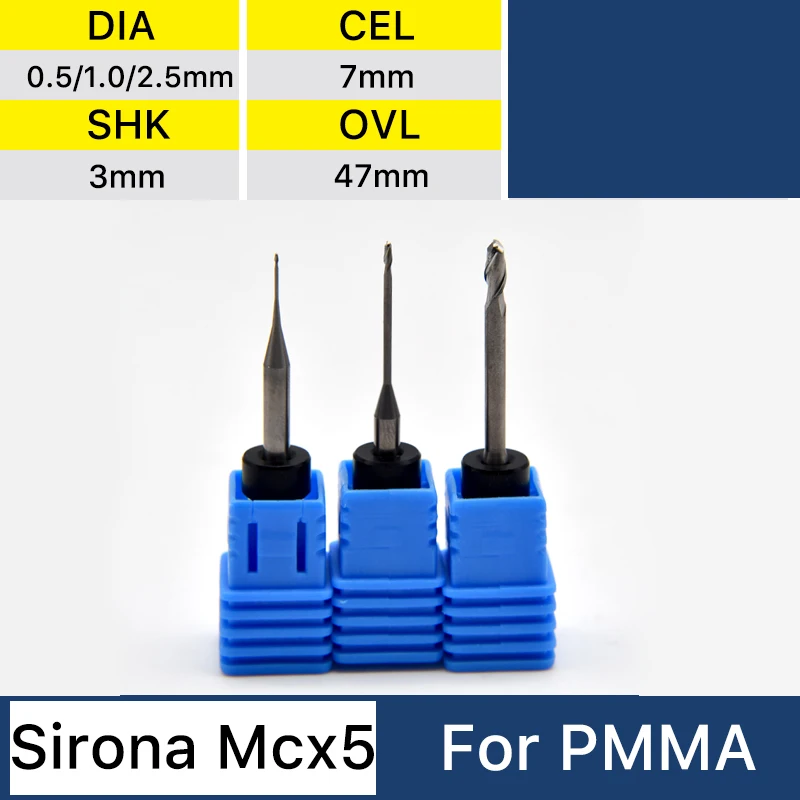 Sirona Mcx5 Pmma Fresa Cad Cam Fresatrici Dentali Utensili
