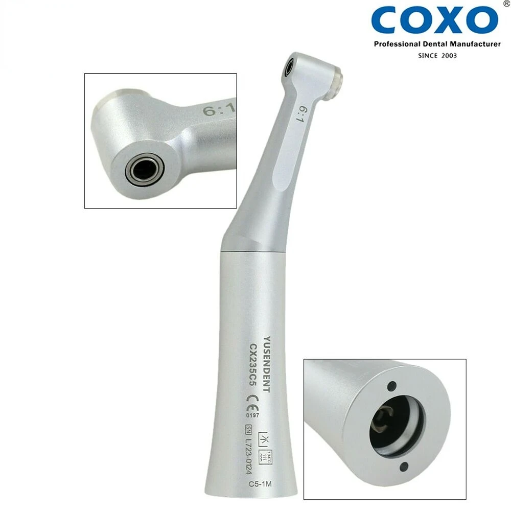 Coxo Manipolo Endodontico Dentale Mini Contrangolo A Bassa Velocità 6:1 Cx235 C5-1M Fit Dentsply Wave One Sirona Vdw Nsk