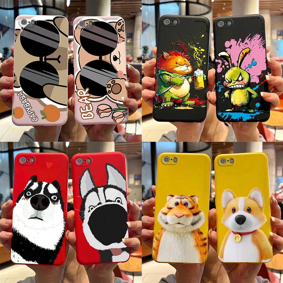 Custodia Per Telefono Mobilie Per Apple Iphone 5 Articolo Di Moda Cover Posteriore Simpatico Cartone Animato Per Apple Iphone 5 Bellissime Coques Semi