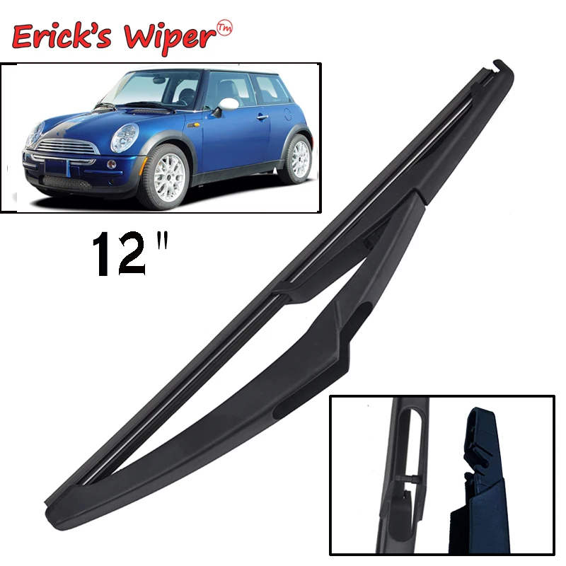 Ener'S Wiper 12 "Spazzola Tergicristallo Posteriore Per Mini Cooper R50 R53 2004 - 2006 Parabrezza Parabrezza Portellone Finestra Spazzola Antipioggia