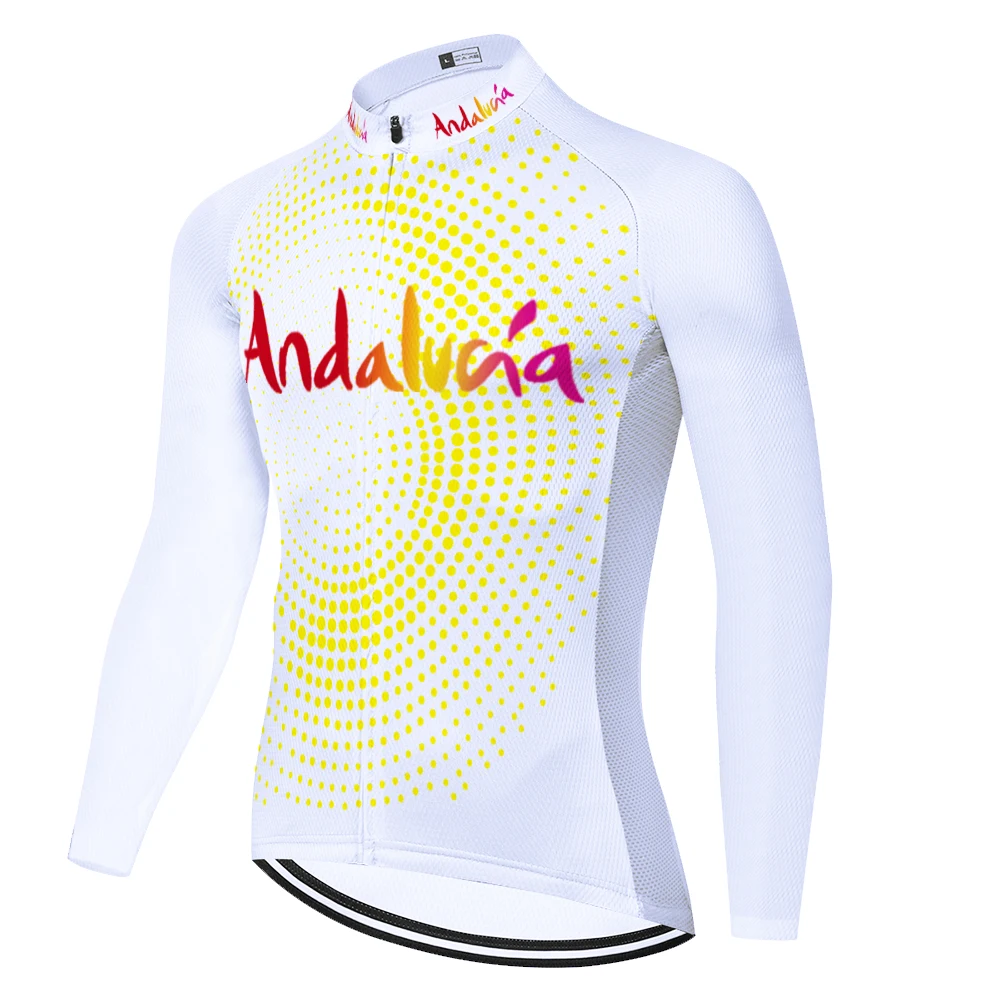 Andalucia Summer Spirng Vev Masculino Jersey Uomo Maillot Hombre Tenue Cyclismo Homme Maglia Ciclismo Camiseta Ciclismo