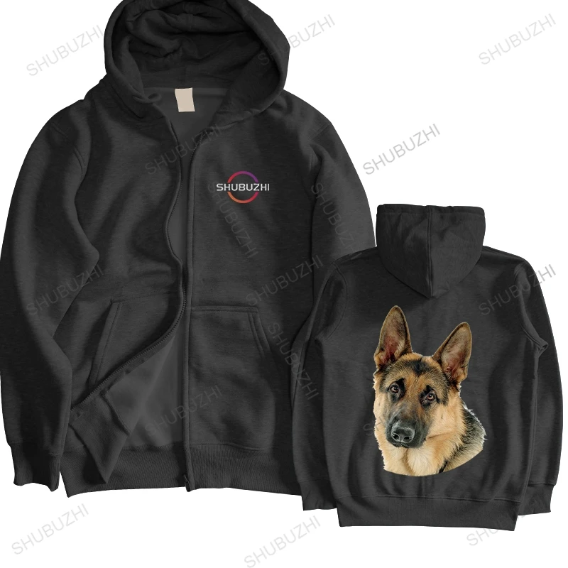 Moda Uomo Cerniera 3D Amore Pastore Tedesco Cane Maglietta Del Progetista Hip Hop Love My Dog Uomo Su Misura Felpa Con Cappuccio