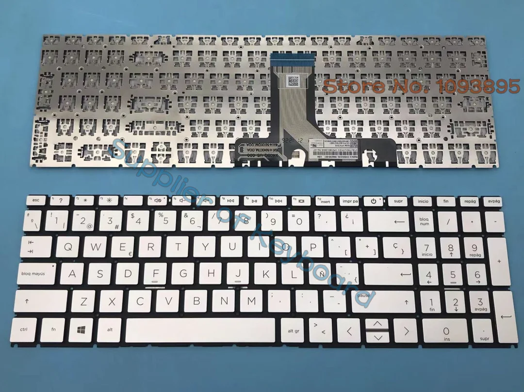 Nuovo Per Hp Pavilion 15-Eg Muslim15T-Eg 15-Eg0Xxx 15-Eg0000 15T-Eg000 Tastiera Spagnola Latina Argento