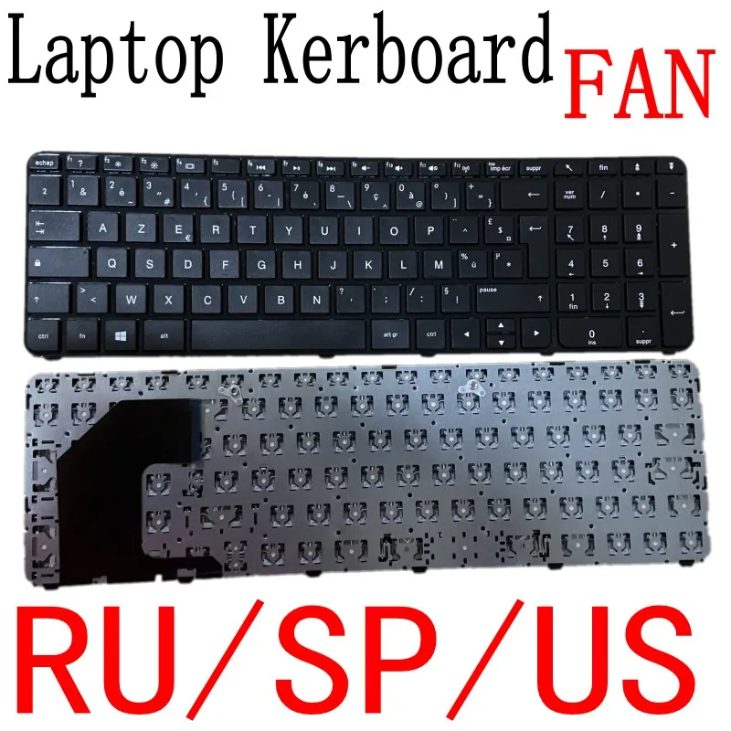 Tastiera Fr Us Per Hp Pavilion Sleekbook Ultrabook 15 15-B 15-B000 15-B100 15T-B 15T-B100 15T-B000 15Z-B Inglese Con Bordo