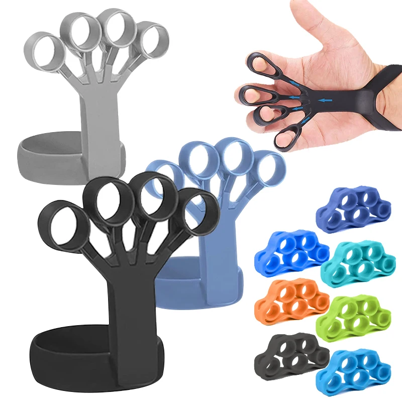 Grip Hand Finger Expander Exercise Strength Trainer Gripper Hand Rinforzante Per Il Recupero Di Lesioni E Barella Per Muscoli