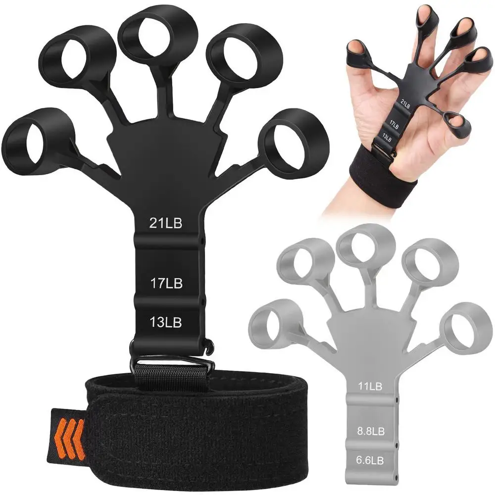 Grip Hand Finger Expander Exercise Strength Trainer Gripper Hand Rinforzante Per Il Recupero Di Lesioni E Barella Per Muscoli