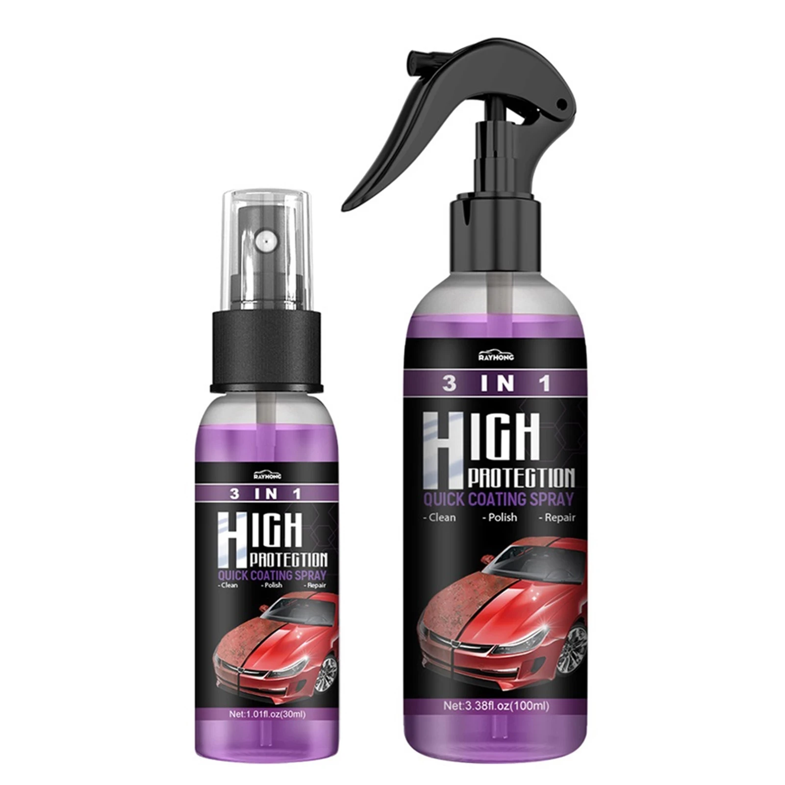 3 In1 Spray Per Rivestimento Rapido Ad Alta Protezione Shine Armor Ceramic Car Wash Car Shield Coating Cleaning Nano Polishing Paint Wax