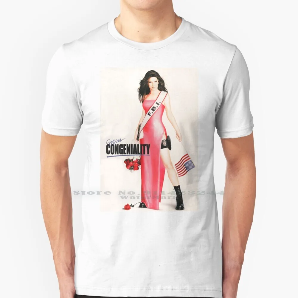 Miss Congeniality Jenny Bullock Funny Movie Cool T Shirt Cotton 6Xl Miss Congeniality Abili Abili Film Divertente Bullock Cool
