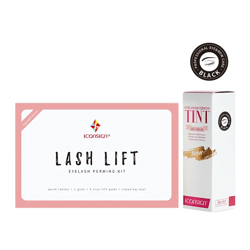Upgrade Version Lash Lift Kit & Eyelash Eyebrow Dye Tint Kit Iconsign Lash Lift Eyelash Brow Beard Dye Eye Makeup Tools