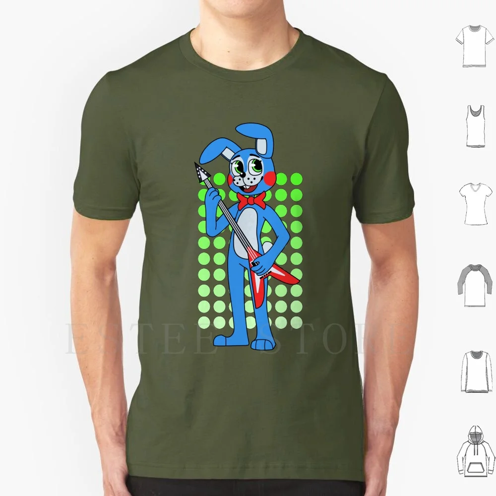 Giocattolo Bonnie-Five Nights At 2 T Shirt Cotton Men Stampa Fai Da Te Fnaf Five Nights At Toy Bonnie Bonnie The Bunny Rabbit
