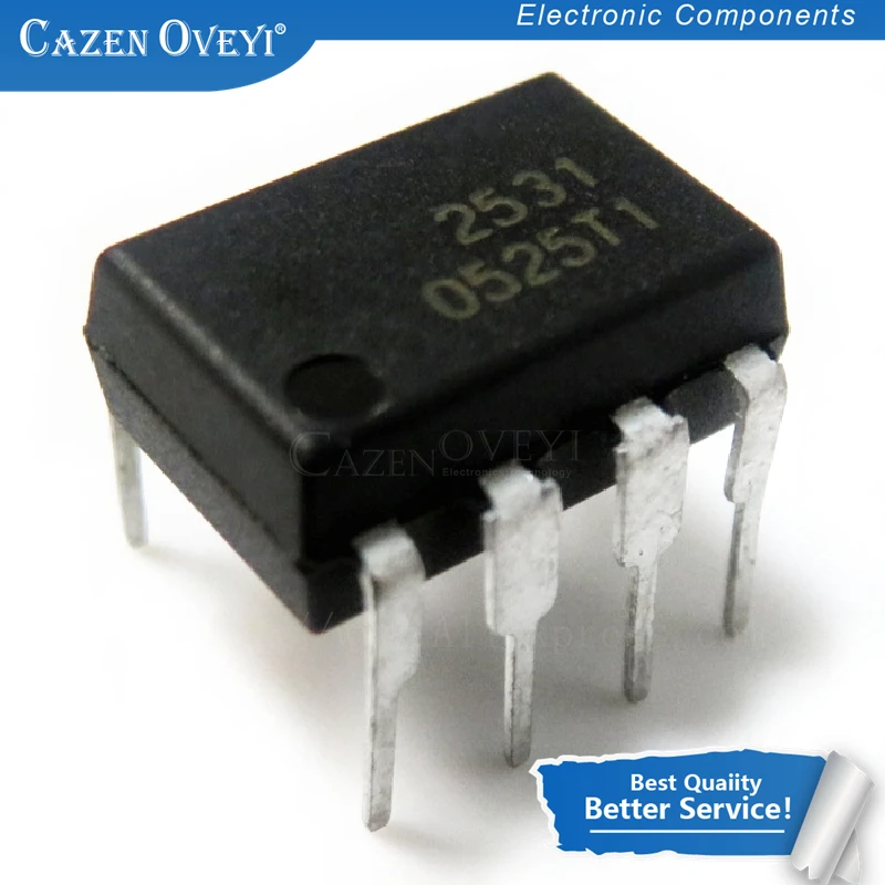 10 Pz/Lotto Hcpl-2531 A2531 Hcpl2531 Dip-8 Smd-8