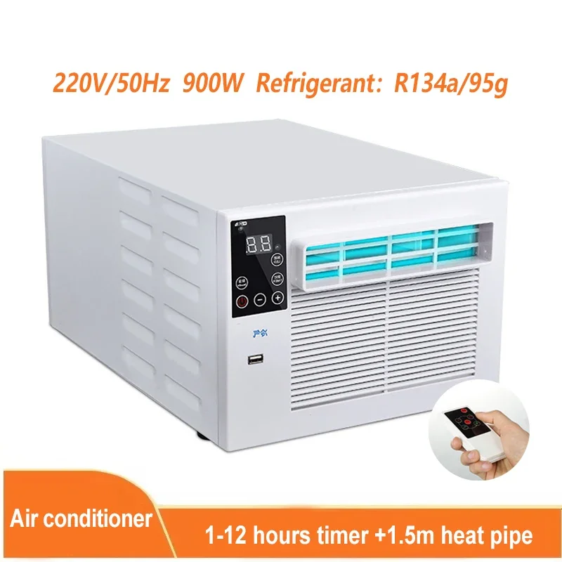 Mini Condizionatore D'Aria Mobile Compressore Refrigerazione Macchina Integrata Piccola Macchina Esterna Condizionatore D'Aria