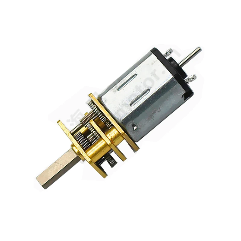 12Gan20 Gear Motor, Smart Auto Motor, Doppio Albero Di Uscita 3V6V, Magnete Permanente Full Metal Gear Dc Motoriduttore