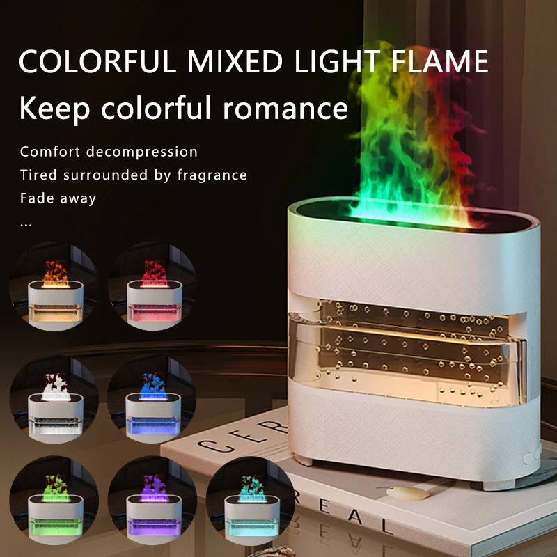 2024 Nuovi Prodotti Rain Cloud Fire Umidificatore Water Drip Novedades 2024 Diffusore Di Acqua Piovana Fire Flame Umidificatore Diffusore Di Aromi